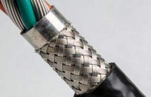 armoured fibre optic cable