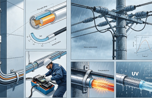 fiber optic drop cable