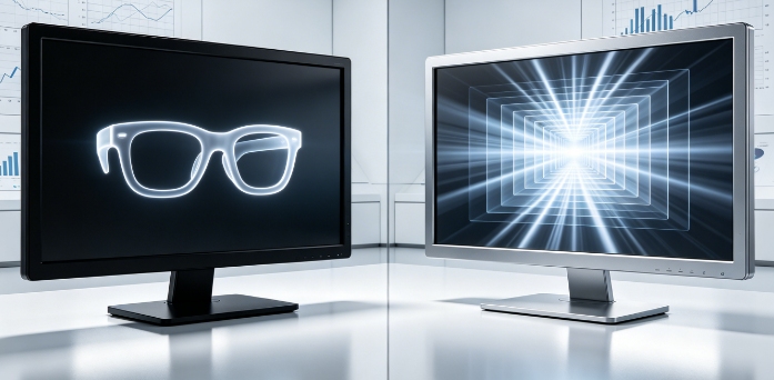 glasses free 3d display